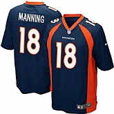 Nike Men & Women & Youth Broncos #18 Peyton Manning Navy Blue Team Color Game Jersey,baseball caps,new era cap wholesale,wholesale hats